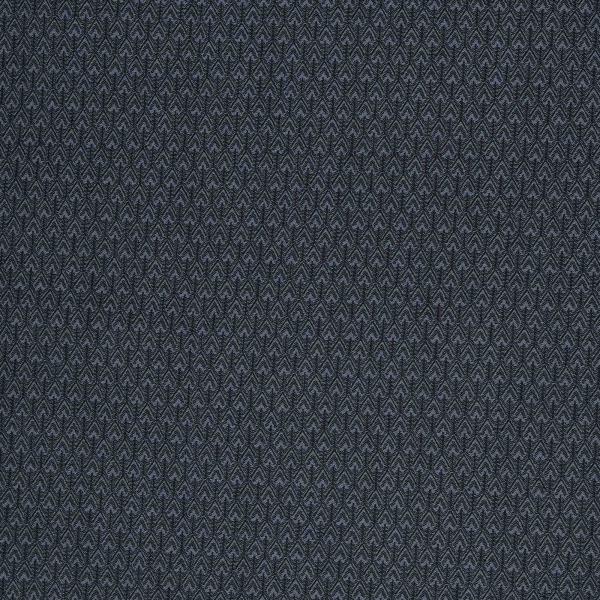 Bengalin Jacquard, schwarz-jeansblau